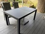 aluminium tuintafel en stoelen, Ophalen, Zo goed als nieuw, Rechthoekig, Aluminium