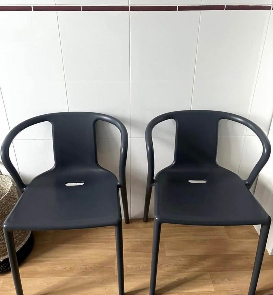 Lot de 2 de chaises design magis, Maison & Meubles, Enlèvement, Comme neuf, Bleu