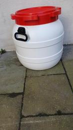 42 liter wit vat, Lekdicht, twee handgrepen., Enlèvement