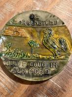 Assiette ancienne en céramique avec l'inscription : De Morg, Enlèvement ou Envoi