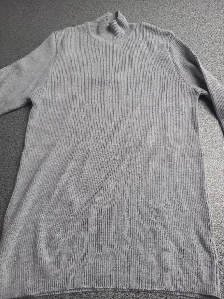 Damestrui met rechtstaand kraagje, Kleding | Dames, Truien en Vesten, Maat 42/44 (L), Ophalen of Verzenden, Grijs, Damart