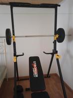 Powertower+bank, Sport en Fitness, Ophalen, Zo goed als nieuw, Benen, Overige typen