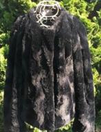 Vintage faux fur zwart Maat M/L merk Vero Moda, Kleding | Dames, Overige typen, Vero Moda, Zwart, Maat 42/44 (L)