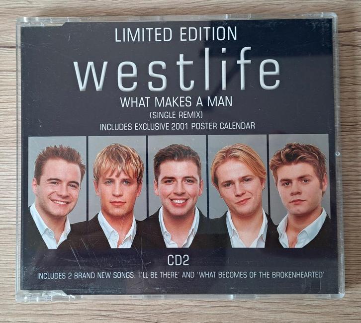 Westlife - What Makes A Man CD 2 - LIMITED EDITION, Cd's en Dvd's, Cd Singles, Zo goed als nieuw, Pop, 1 single, Maxi-single, Ophalen of Verzenden