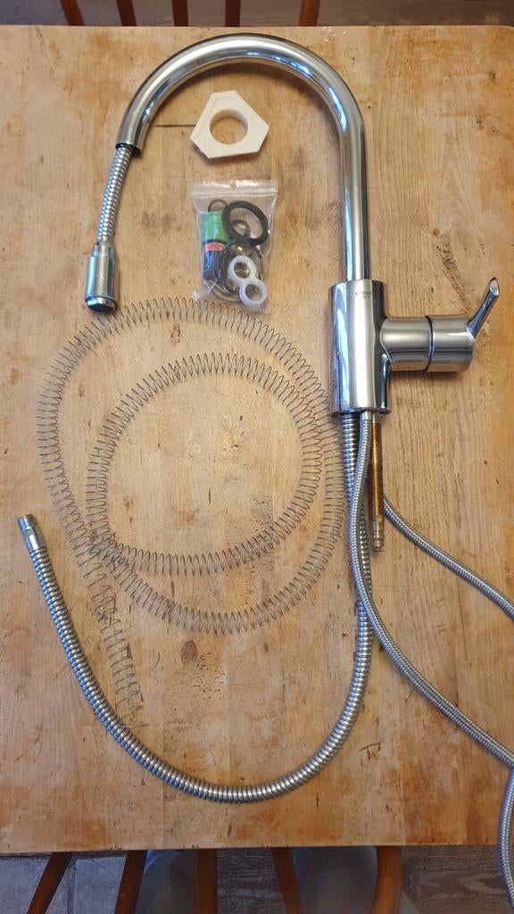 Mitigeur GROHE avec douchette extractible, Enlèvement, Comme neuf