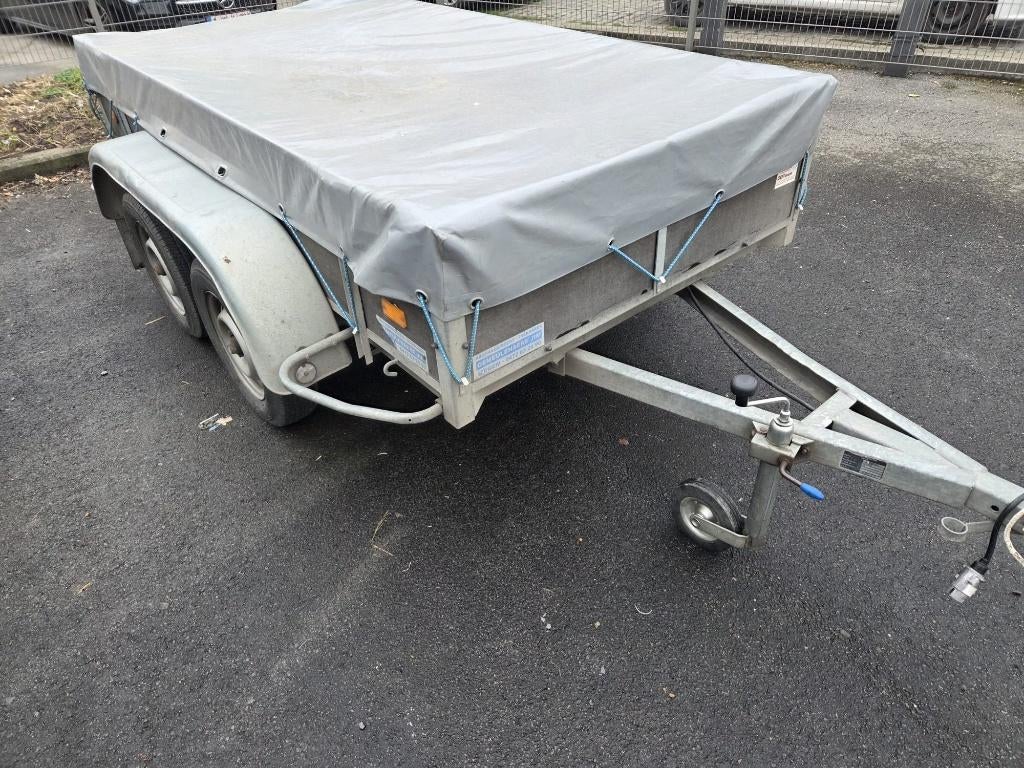 Aanhangwagen met zeil, Auto diversen, Aanhangers en Bagagewagens, Ophalen, Zo goed als nieuw