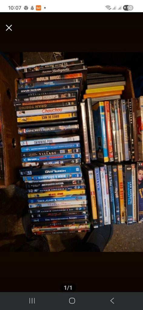 +-25 caisses de DVD, Cd's en Dvd's, Dvd's | Overige Dvd's, Ophalen of Verzenden