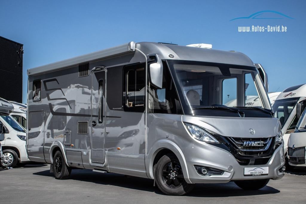 Hymer B780 MasterLine Mercedes-Benz Integraal Aut. 5 Slaappl, Chemisch toilet, Ringverwarming, Luifel, Bedrijf