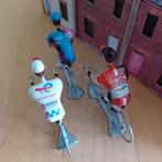 3 metalen wielrennertjes Flandrien, Ophalen of Verzenden