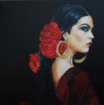 Peinture de danseuse de flamenco, Antiquités & Art, Envoi