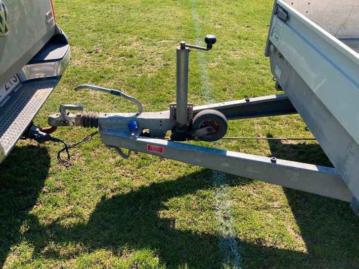 Geremde aanhangwagen dubbelas Henra, Autos : Divers, Remorques, Utilisé, Enlèvement