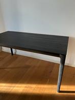 Zeer degelijke zwarte eettafel of bureau, Huis en Inrichting, Tafels | Eettafels, Ophalen, Gebruikt, 50 tot 100 cm, Vijf personen of meer