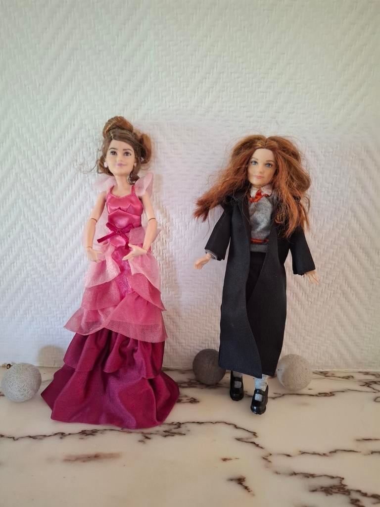 2 Poupées  -figurines Harry Potter : Hermione, Ginny Weasley, Enlèvement, Utilisé, Autres types