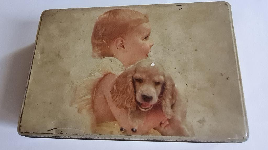 Anciennes boîtes à biscuits en fer-blanc, Collections, Enlèvement ou Envoi, Utilisé