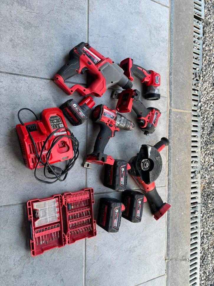Pack Milwaukee, Bricolage & Construction, Outillage | Autres Machines, Utilisé, Enlèvement