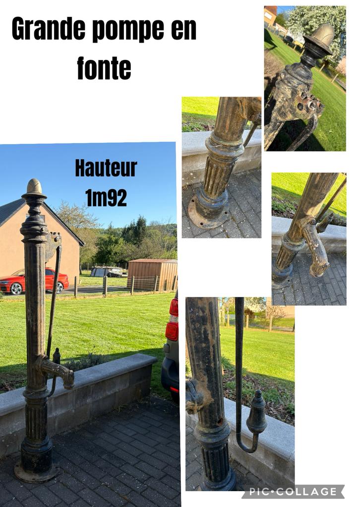 Pompe à eau en fonte, Jardin & Terrasse, Pompes à eau, Enlèvement, Utilisé