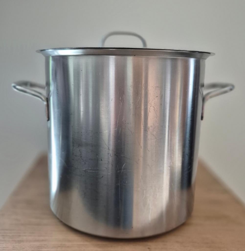 Set kookpotten 7 stuks Merk Wagner inox/roestvrij staal, Huis en Inrichting, Keuken | Potten en Pannen, Gebruikt, Kookpan of Snelkookpan