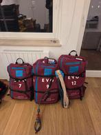 North (Duotone) Evo 2018 7, 9 & 12m + bar, Enlèvement, Utilisé, Ensemble de kite