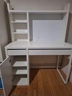 Bureau IKEA blanc avec rangements -très bon état NÉGOCIABLE, Enlèvement, Comme neuf