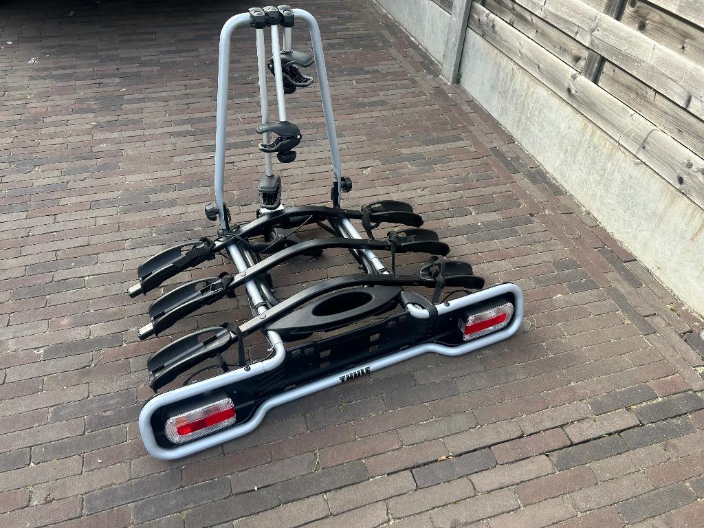 Thule fietsendrager voor 3 fietsen, Auto diversen, Fietsendragers, Ophalen, 3 fietsen of meer, Gebruikt, Trekhaakdrager