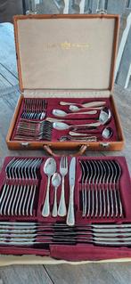 Vintage bestekkoffer met goudvergulde accenten, Enlèvement