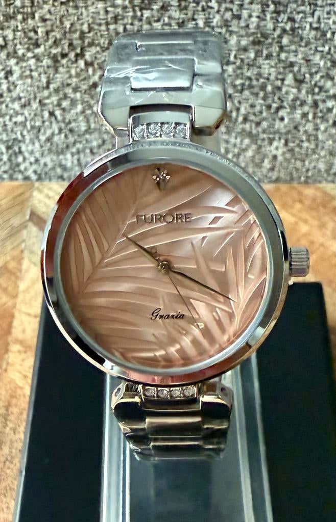 MONTRE FURORE GRAZIA POUR FEMME  VAUT229€! 💯%NOUVEAU !, Bijoux, Sacs & Beauté, Enlèvement ou Envoi, Neuf, Avec strass