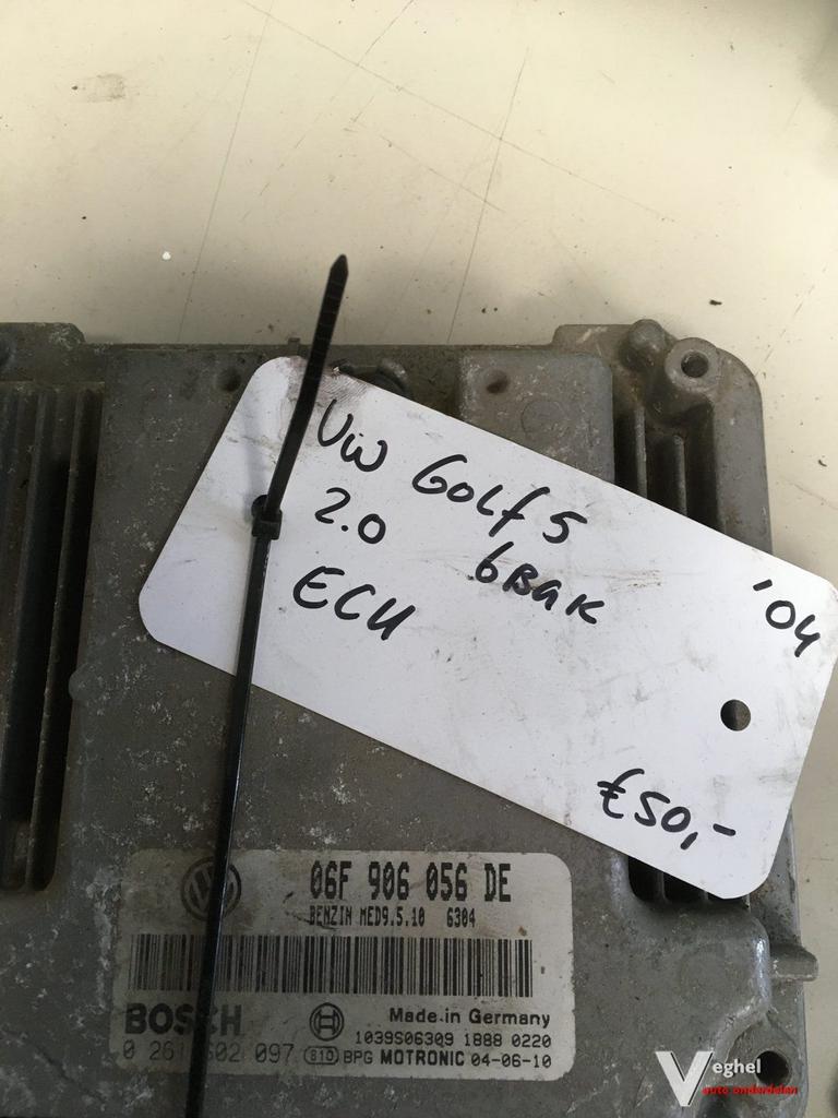 vw golf 5 '04 2.0 6 bak ECU, -, Utilisé, -, -