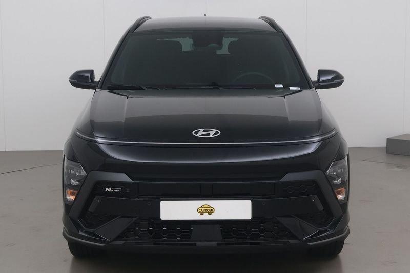 Hyundai KONA HEV 1.6 gdi feel n-line 129 AT, Auto's, Hyundai, Automaat, Gebruikt, Overige bekleding, Zwart