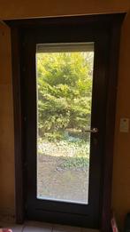 Deur met glas 90x210, Doe-het-zelf en Bouw, Ophalen, Zo goed als nieuw