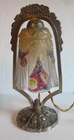 lampe de table art déco en bronze avec abat-jour Robert, Envoi