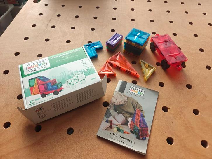 Clever Clixx magnetische tegels 25 / Clever Clixx magnets, Enfants & Bébés, Jouets | Blocs de construction, Comme neuf, Enlèvement