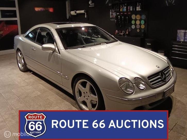 Mercedes-Benz CL 600 | 2000 | Route 66 Auctions, Autos, Oldtimers & Ancêtres, Entreprise, Achat, Mercedes-Benz, Essence, Autre carrosserie