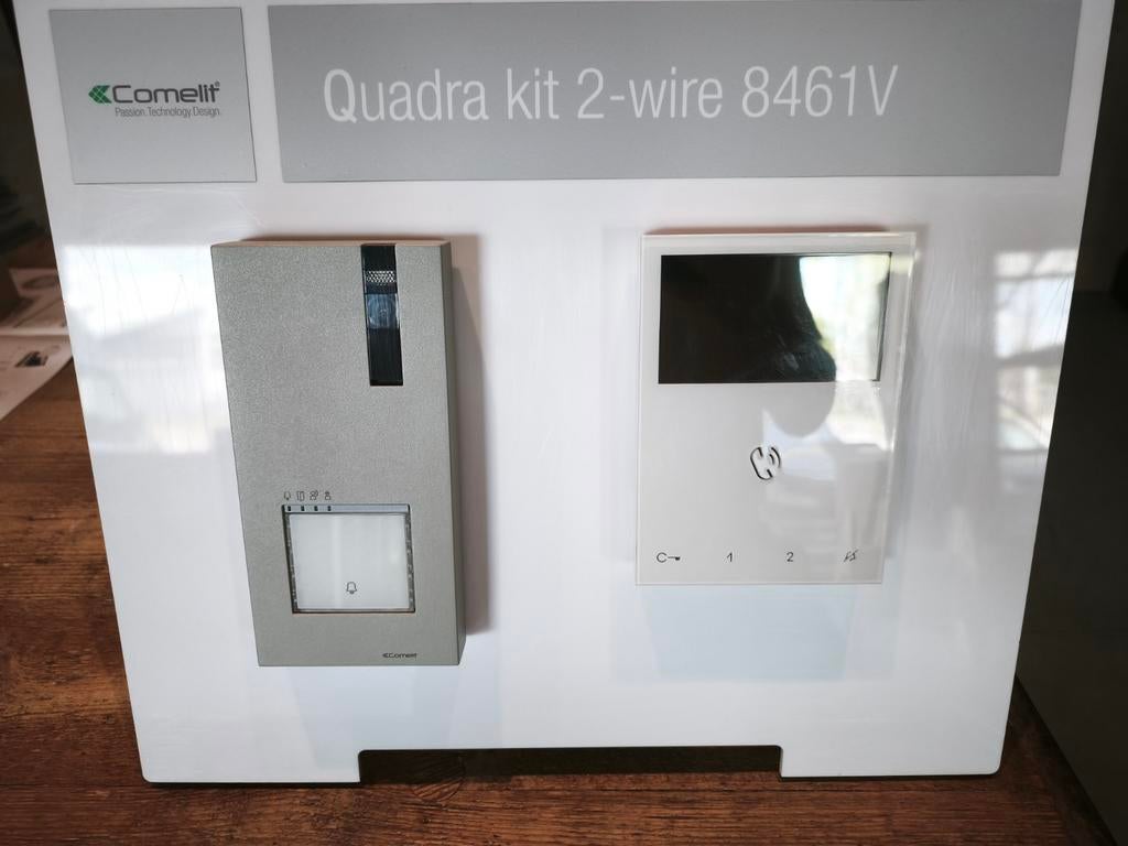 Complete kit Comelit quadra kit 2-wire 8461V, Ophalen