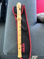 Blokfluit, Ophalen of Verzenden, Gebruikt, Met koffer, hoes of etui