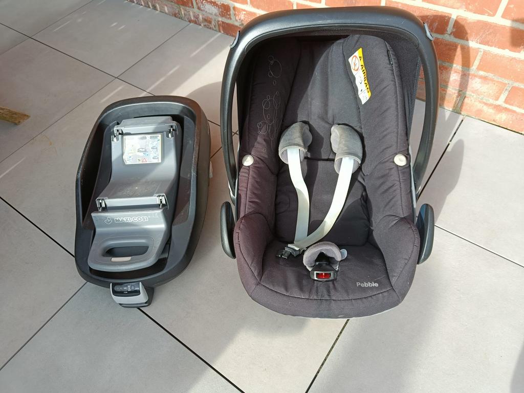 Maxi Cosi pebble 3 in 1 + isofix, Kinderen en Baby's, Ophalen, Gebruikt, Verstelbare duwstang, Combiwagen
