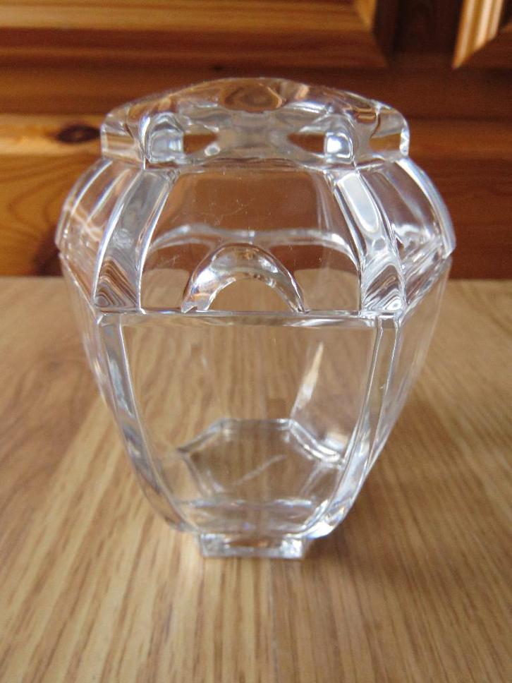 Villeroy & Boch moutardier pot a moutarde en verre, Antiek en Kunst, Antiek | Glaswerk en Kristal, Ophalen of Verzenden