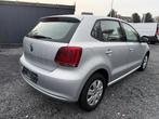 Vw Polo 1.4i, 2014, 122.000km, Airco,5Dr, Pdc + 12m Garantie, Achat, Entreprise, Entretenue par le concessionnaire, Noir