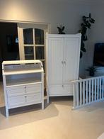 Babykamer sundvik ikea (bed, kast, commode) + traphekje, Enlèvement, Utilisé, Fille