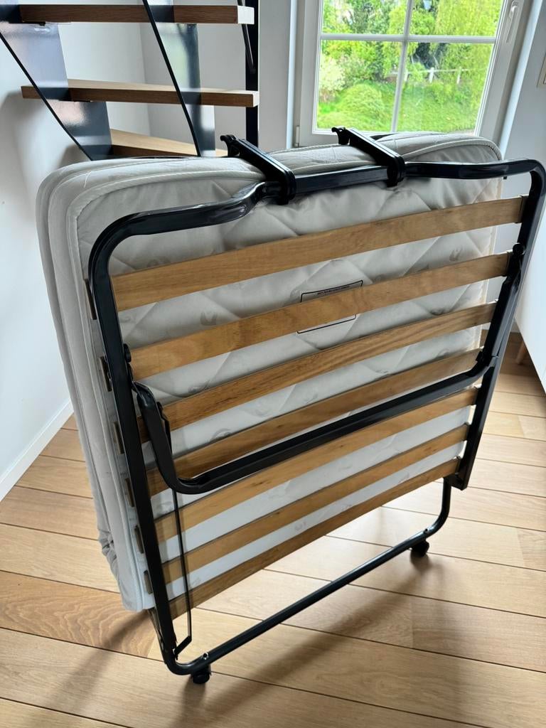 Lit d’appoint pliable, 90 cm, Une personne, Enlèvement, Utilisé