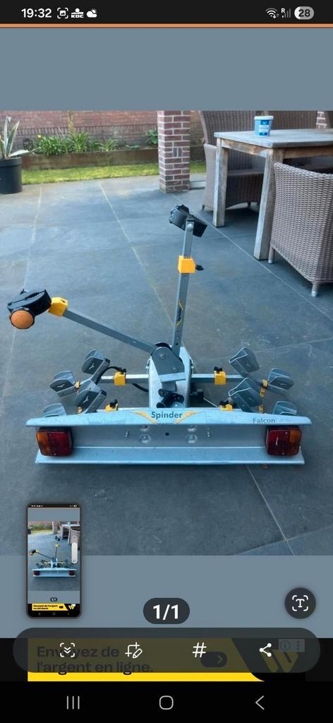 Fietsendrager spinder Falcon, Auto diversen, Fietsendragers, Ophalen