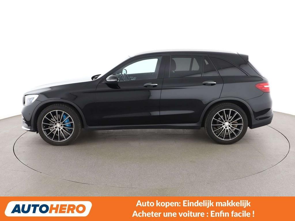 Mercedes-Benz GLC 350 GLC 350e 4Matic AMG Line (bj 2016), Auto's, Gebruikt, 326 pk, Zwart, Leder