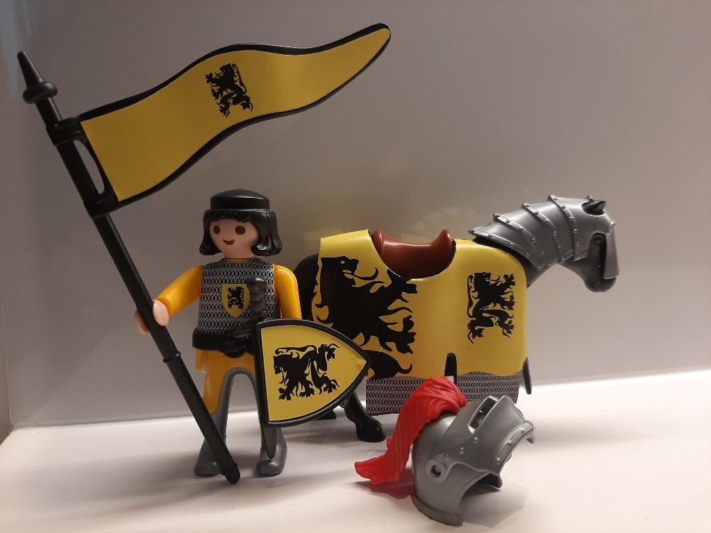 Playmobil Chevalier flamand, Enlèvement