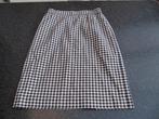 rok 40, zwart- wit ruitje , vintage, A-lijn, Enlèvement ou Envoi, Porté, Taille 38/40 (M), Autres couleurs