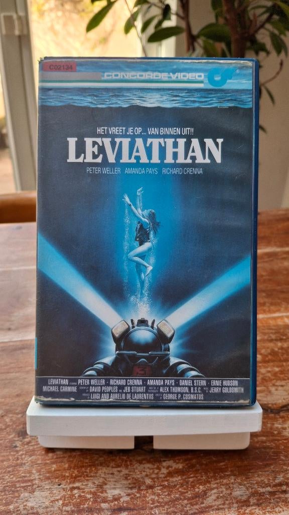 Leviathan NL Ex-rental VHS, Cd's en Dvd's, Vanaf 16 jaar, Ophalen of Verzenden, Gebruikt, Horror