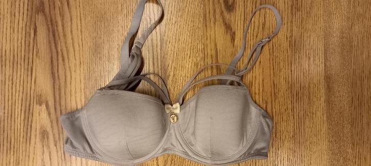 grijze balcony BH subtiele print Marlies Dekkers 75B, Kleding | Dames, Ondergoed en Lingerie, BH, Grijs, Ophalen of Verzenden