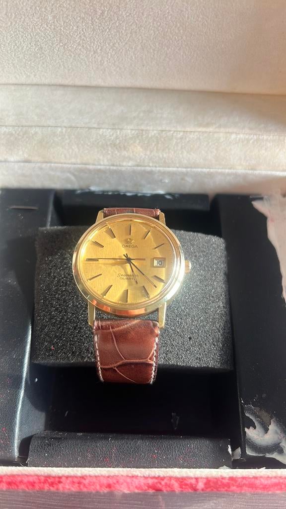 Omega seamaster Quart, Handtassen en Accessoires, Horloges | Antiek, Ophalen of Verzenden, Omega