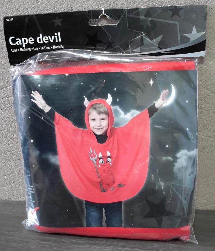 Lot / partij duiveltjes cape kinderen ( NIEUW ), Kinderen en Baby's, Carnavalskleding en Verkleedspullen, Nieuw, Ophalen of Verzenden