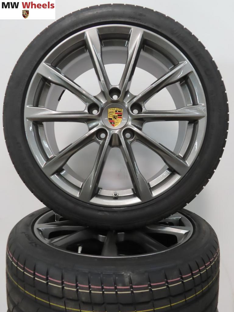 Porsche 19 inch velgen Boxster 982 Cayman 718 zomerbanden, Auto-onderdelen, Banden en Velgen, Banden en Velgen, Zomerbanden, 20 inch