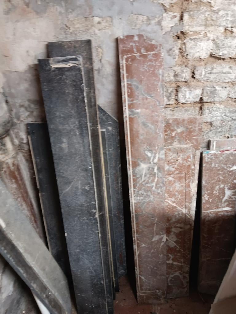 Plaque de marbre et pierre bleue, Doe-het-zelf en Bouw, Overige Doe-Het-Zelf en Bouw, Ophalen