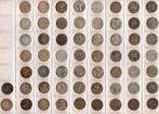 58 pièces de monnaie / Belgique / 50 Centimes / Argent 835, Enlèvement ou Envoi, Argent, Monnaie en vrac, Argent